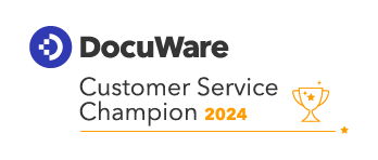 DocuWare Logo + Customer Service Champion 2024