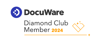 DocuWare Logo + Diamond Club Member 2024 (Auszeichnung)